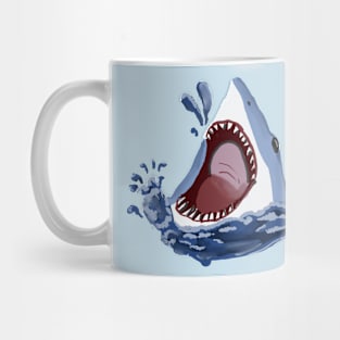 Breaching Great White Shark Mug